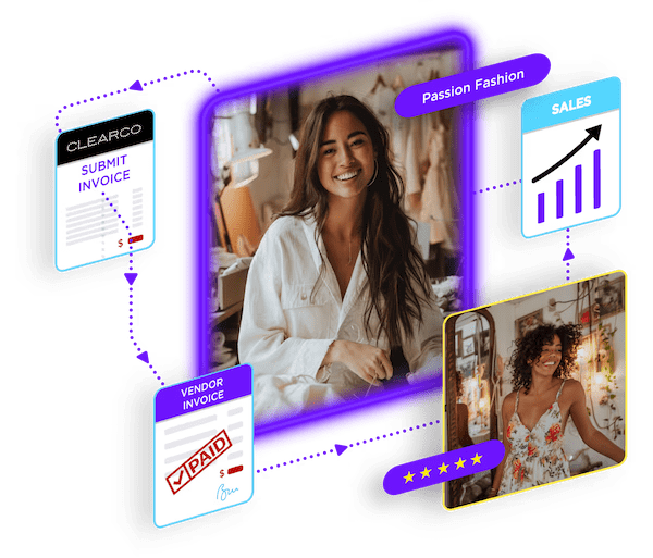 Clearco process illustration, Source: Clearco